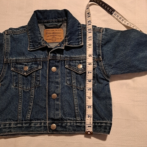 Oshkosh B'Gosh Y2K jean jacket 18 months - Picture 4 of 8